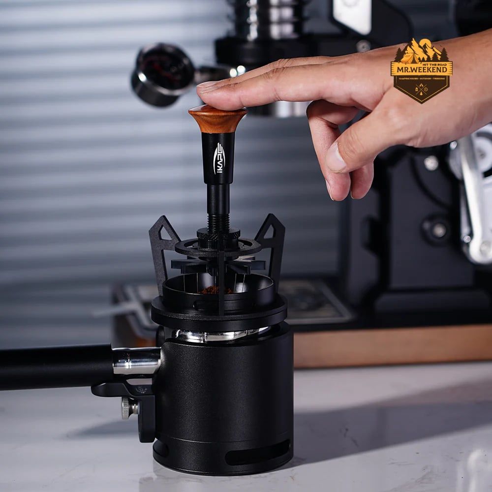 Dụng cụ khấy bột cà phê IKAPE V3 Espresso Rotary Springback WDT Distribution Tool