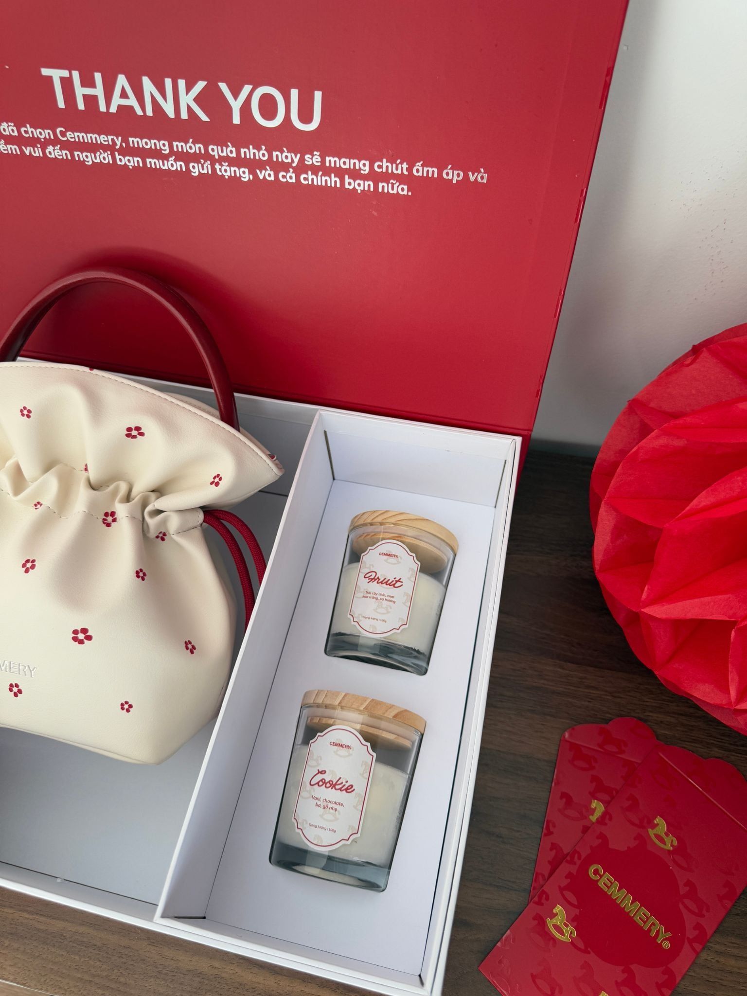  SET QUÀ TẾT CEMMERY - COINY BLOOM BAG 