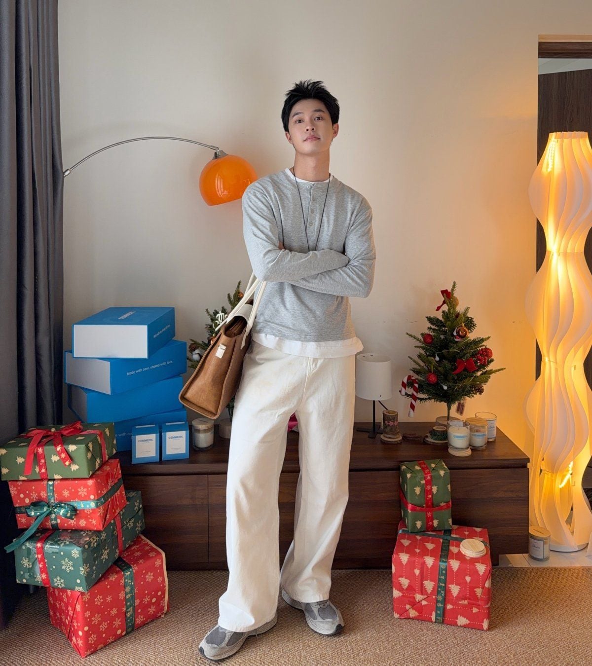  ÁO TAY DÀI FORM REGUALR CEMMERY - PURE LONG 