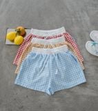  QUẦN SHORT CEMMERY - GINGHAM SHORT 