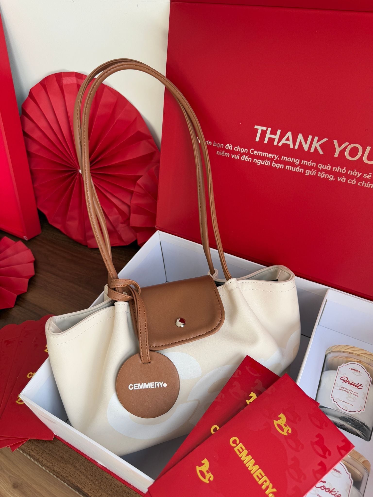  SET QUÀ TẾT CEMMERY - PUMPKIN SHOUIDER BAG 