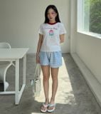  QUẦN SHORT CEMMERY - GINGHAM SHORT 