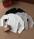  ÁO TAY DÀI FORM REGUALR CEMMERY - PURE LONG 