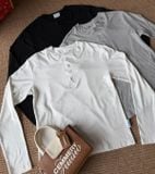  ÁO TAY DÀI FORM REGUALR CEMMERY - PURE LONG 