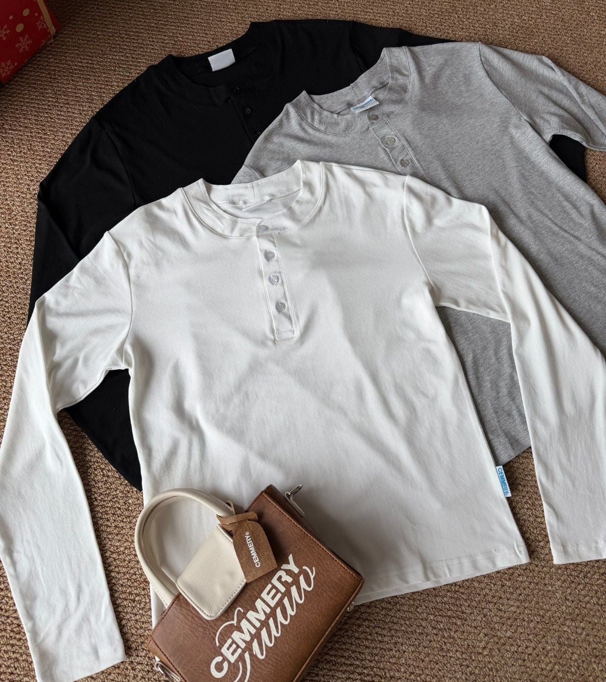  ÁO TAY DÀI FORM REGUALR CEMMERY - PURE LONG 
