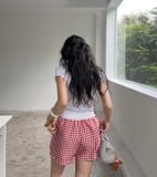  QUẦN SHORT CEMMERY - GINGHAM SHORT 