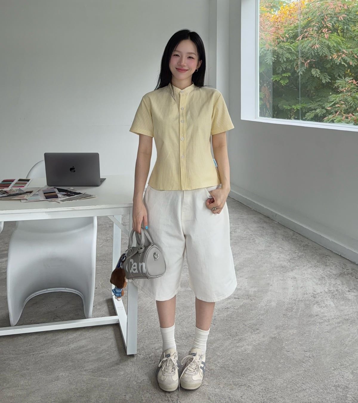 ÁO SƠ MI CROPTOP CEMMERY - SLEEK SHIRT 