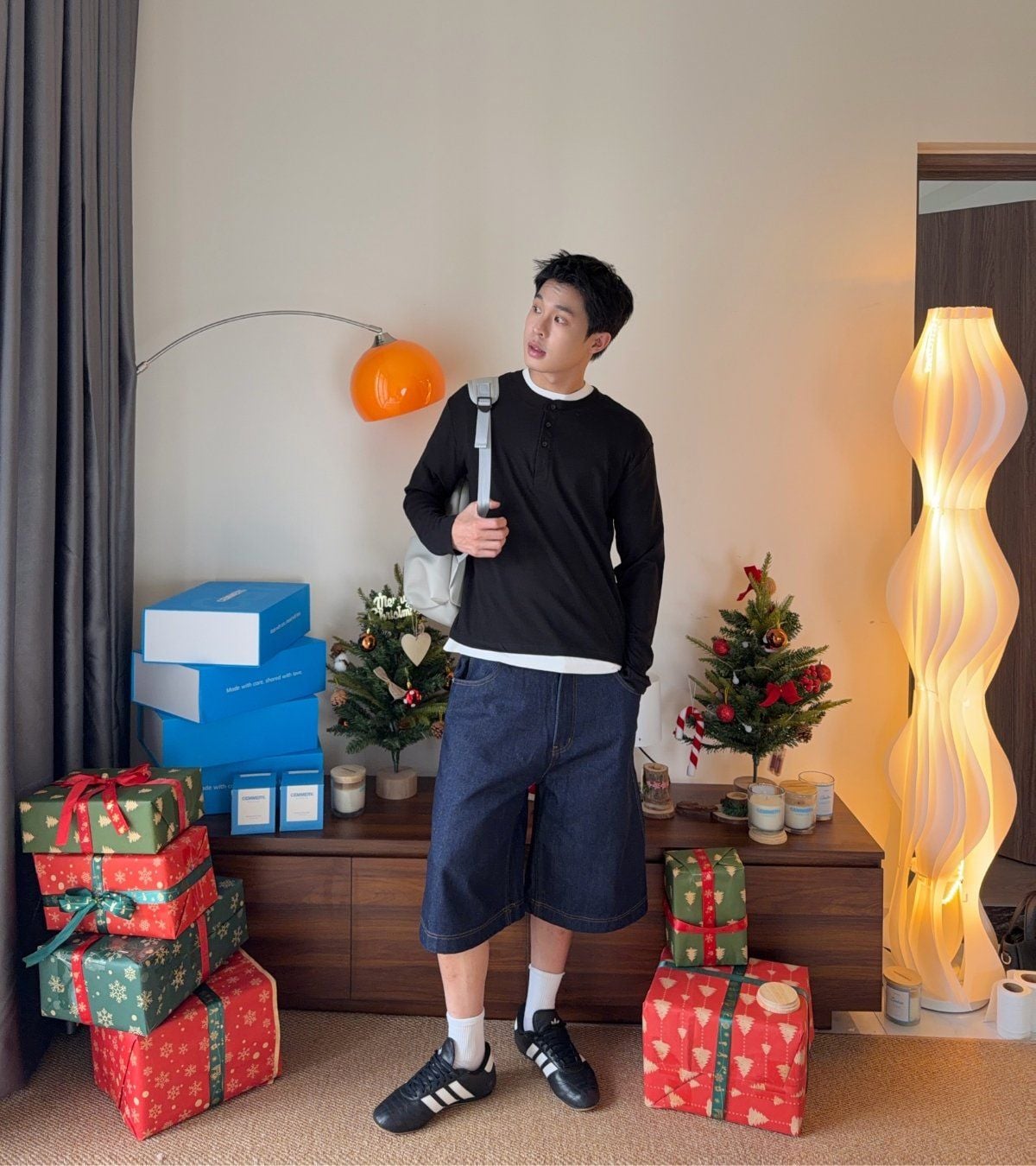  ÁO TAY DÀI FORM REGUALR CEMMERY - PURE LONG 