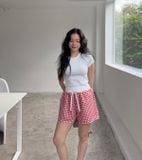  QUẦN SHORT CEMMERY - GINGHAM SHORT 