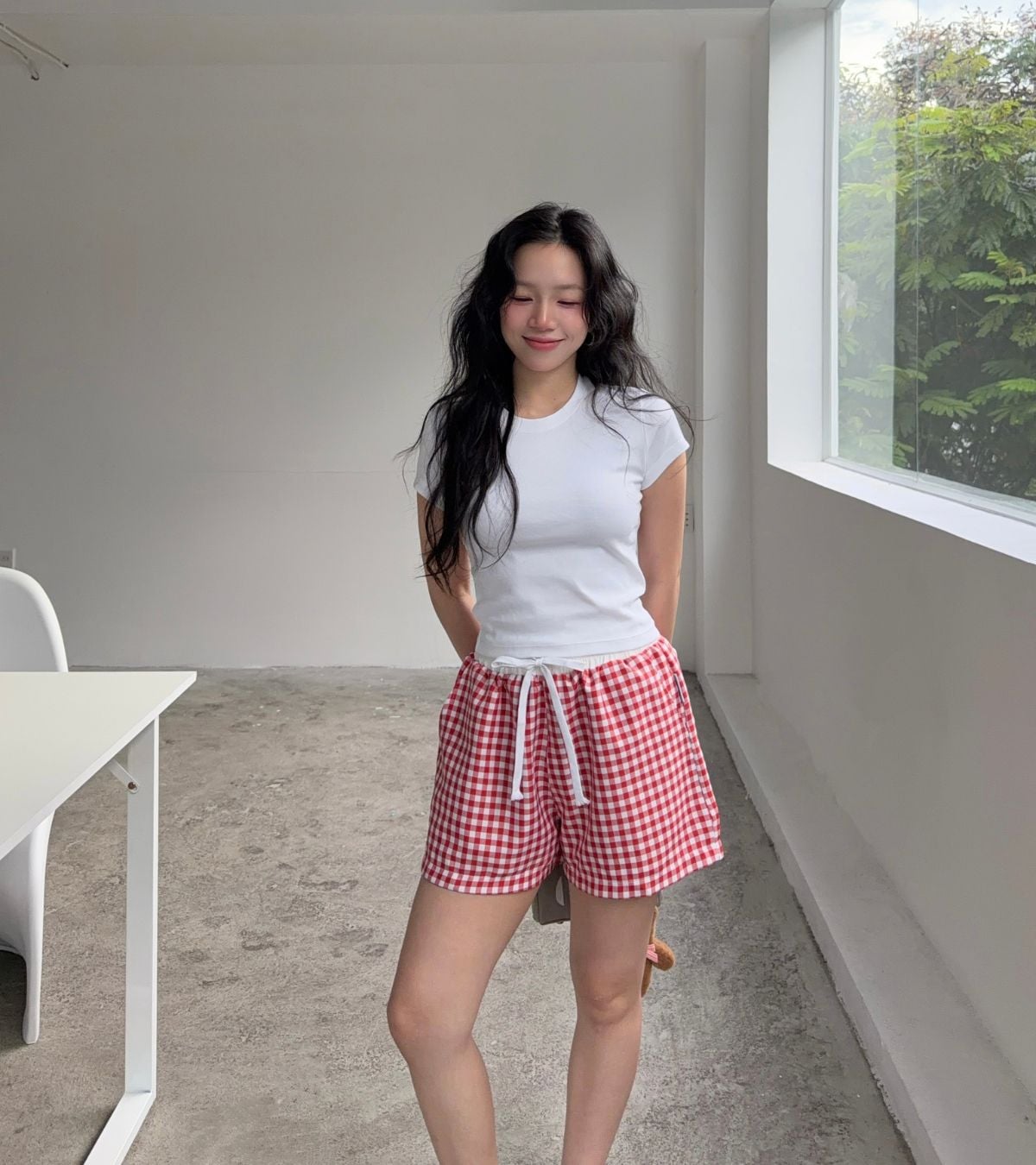  QUẦN SHORT CEMMERY - GINGHAM SHORT 