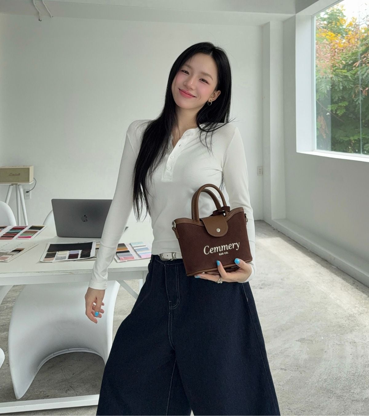  TÚI ĐEO CHÉO CEMMERY - VELVET MINI BAG 