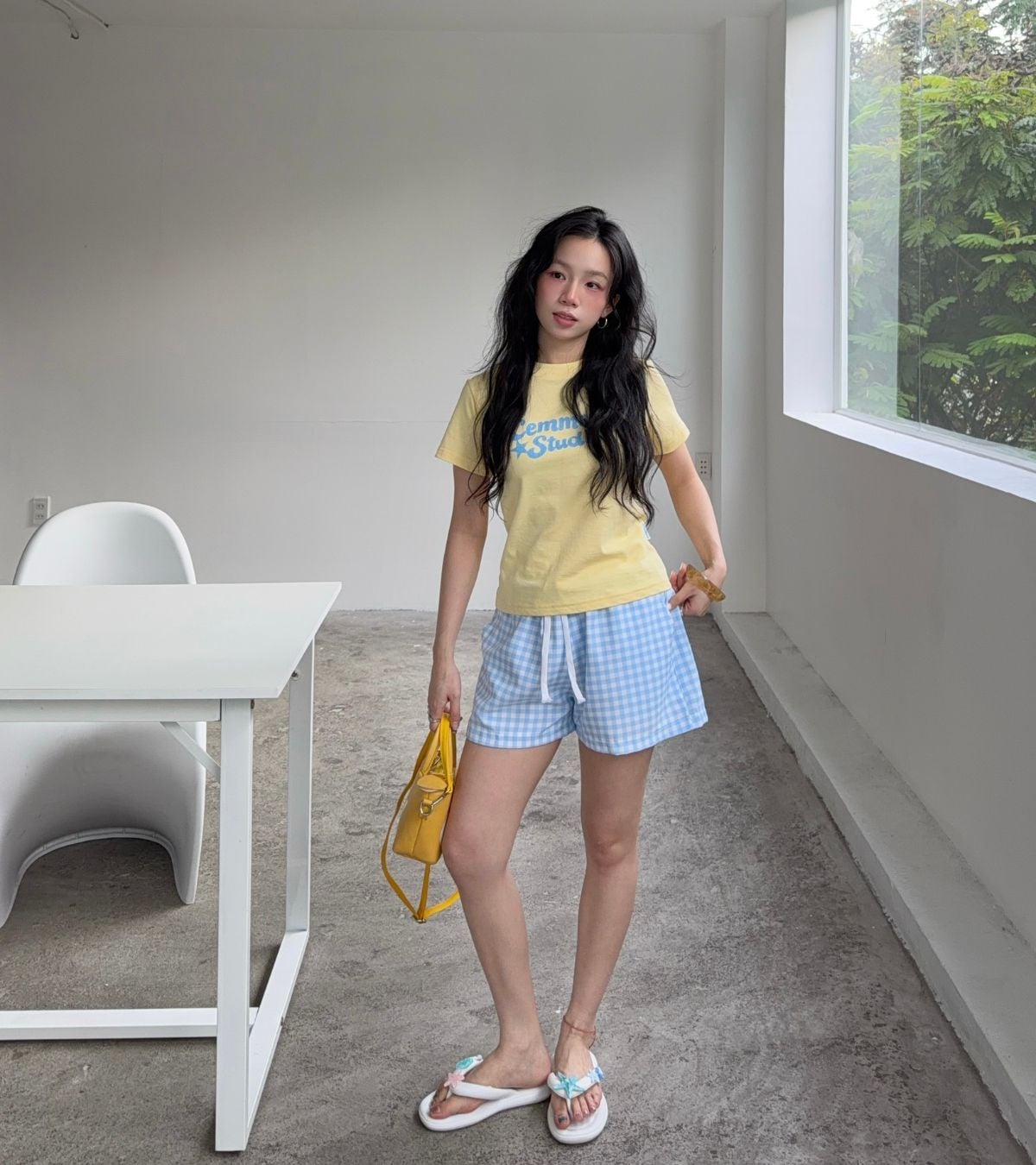  QUẦN SHORT CEMMERY - GINGHAM SHORT 