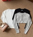  ÁO TAY DÀI FORM REGUALR CEMMERY - PURE LONG 