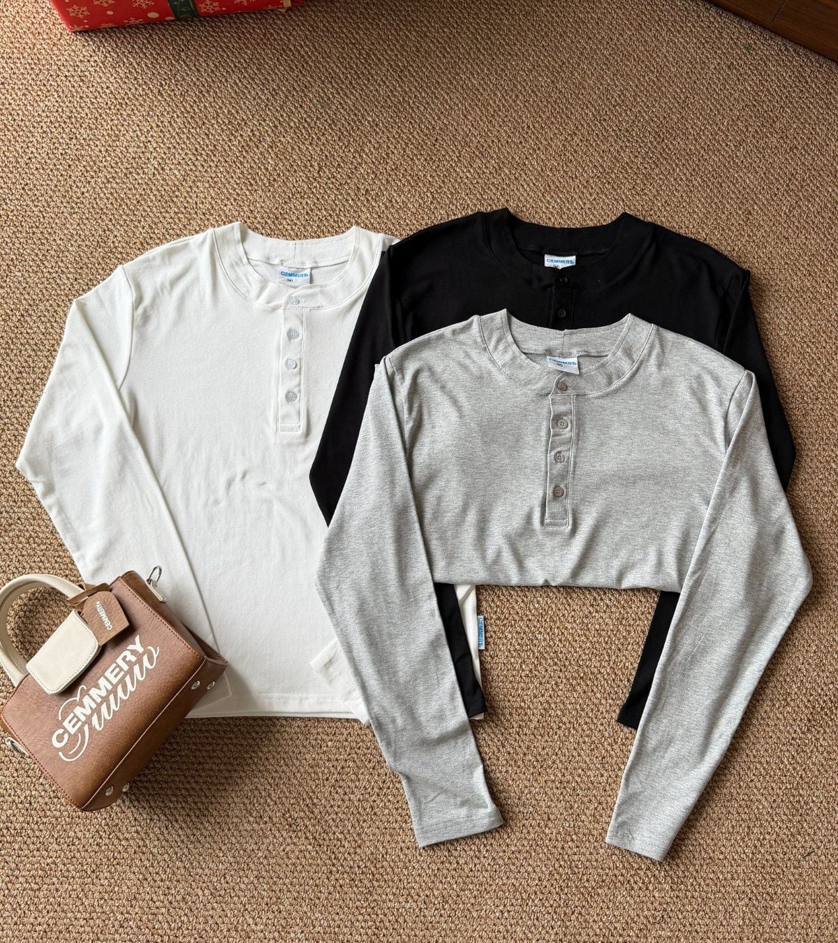  ÁO TAY DÀI FORM REGUALR CEMMERY - PURE LONG 