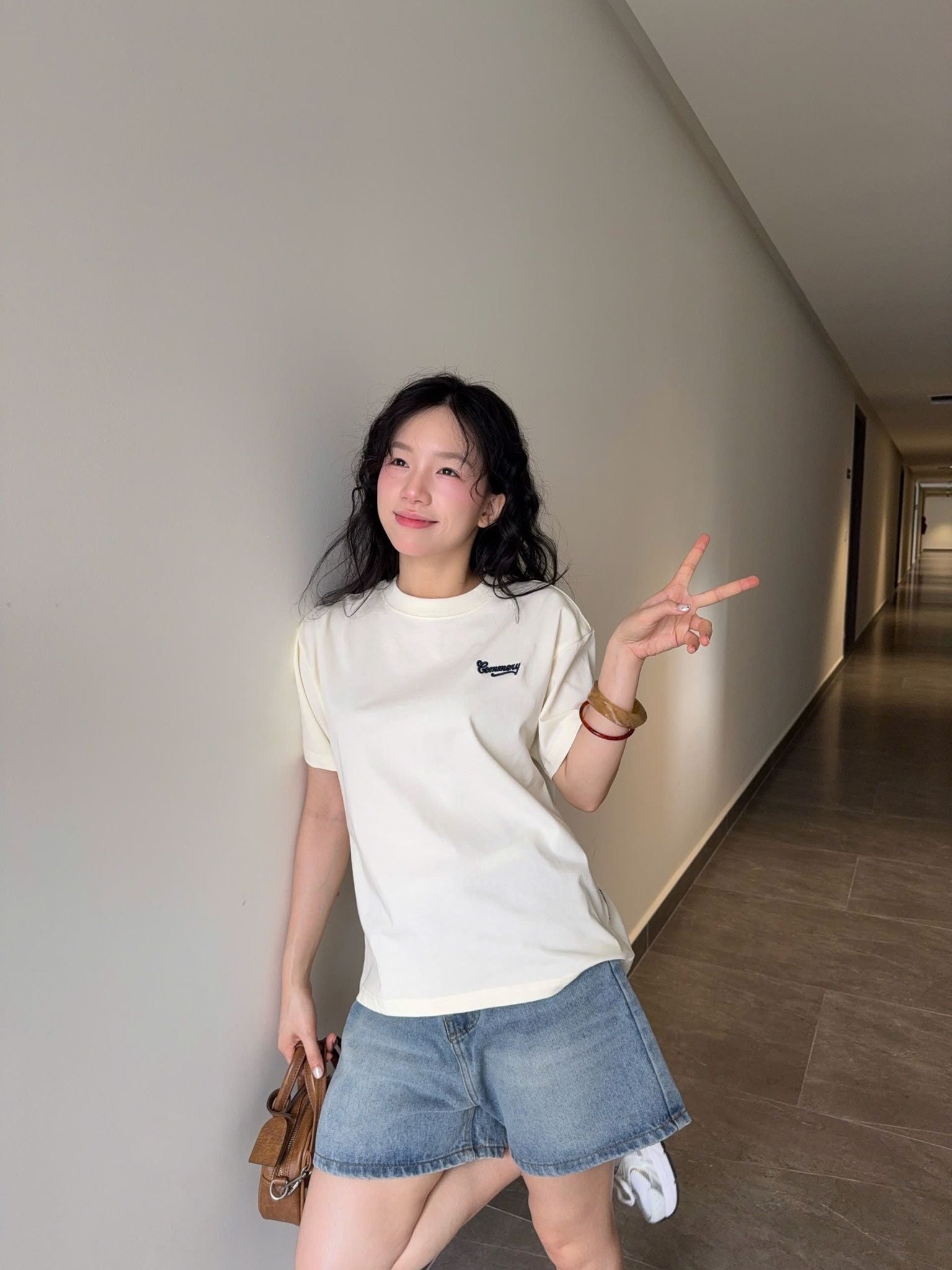  ÁO THUN BOXY CEMMERY - NEEDLE TEE 