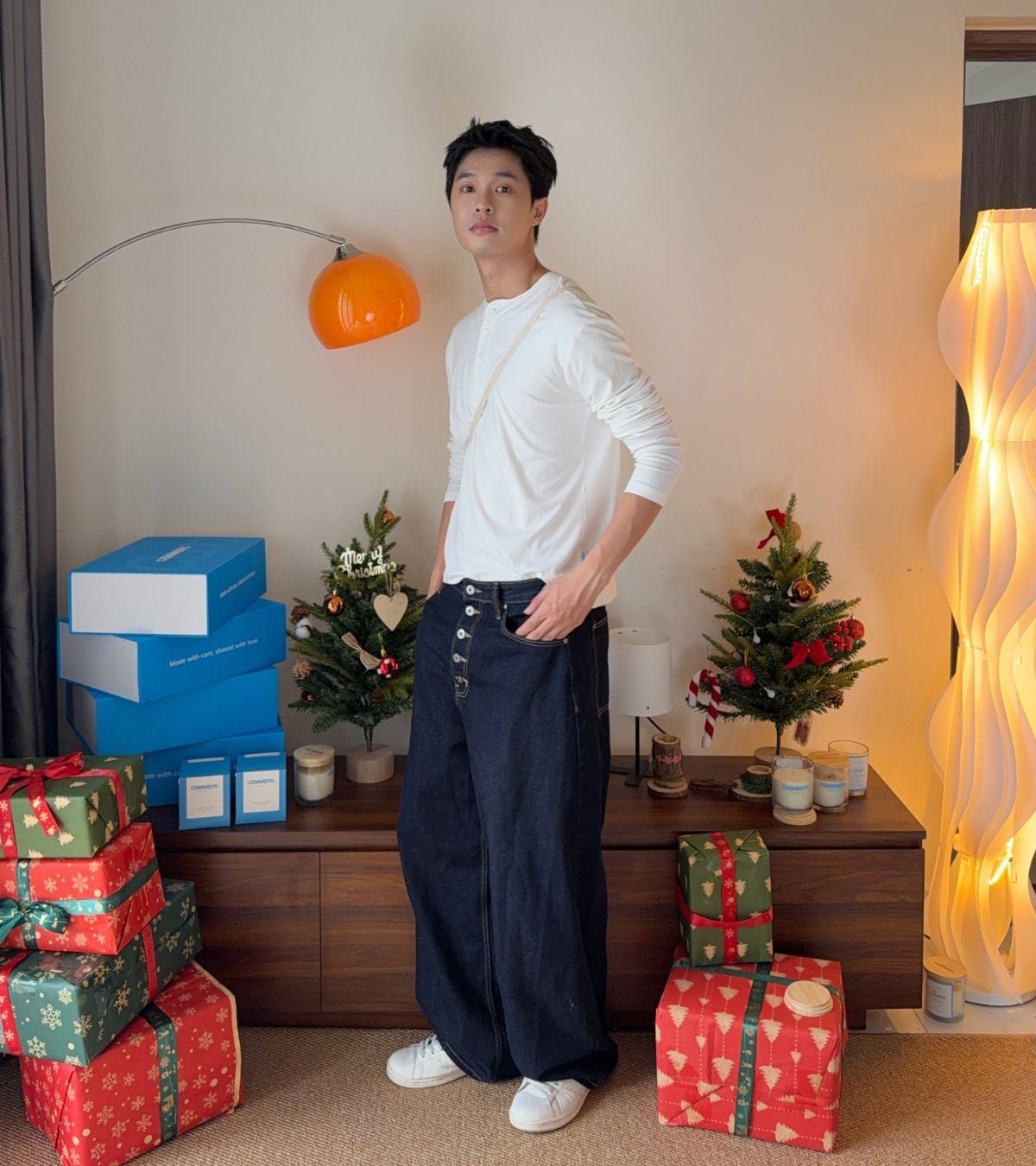  ÁO TAY DÀI FORM REGUALR CEMMERY - PURE LONG 