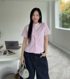  ÁO SƠ MI CROPTOP CEMMERY - SLEEK SHIRT 