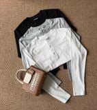  ÁO TAY DÀI FORM REGUALR CEMMERY - PURE LONG 