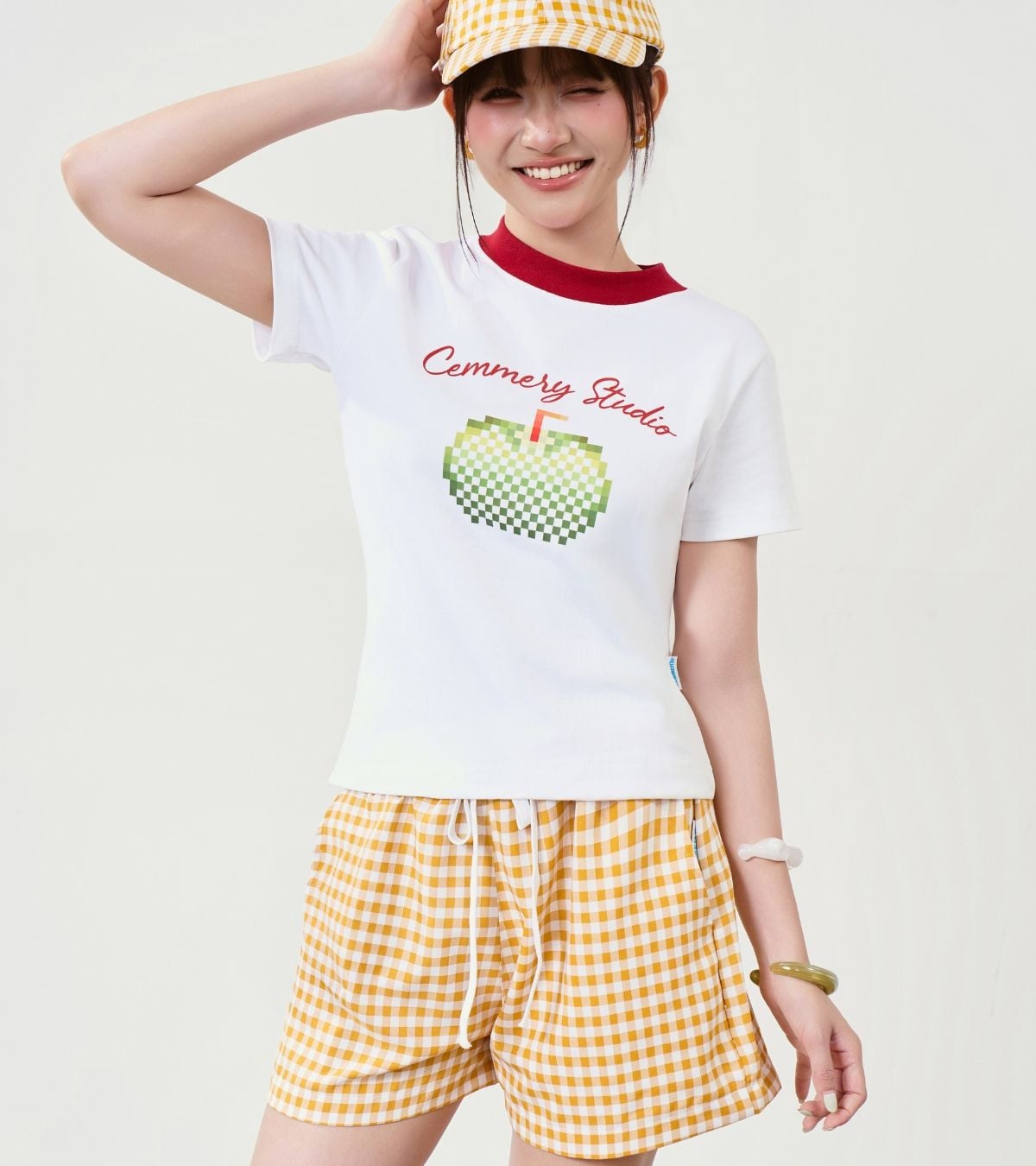  QUẦN SHORT CEMMERY - GINGHAM SHORT 