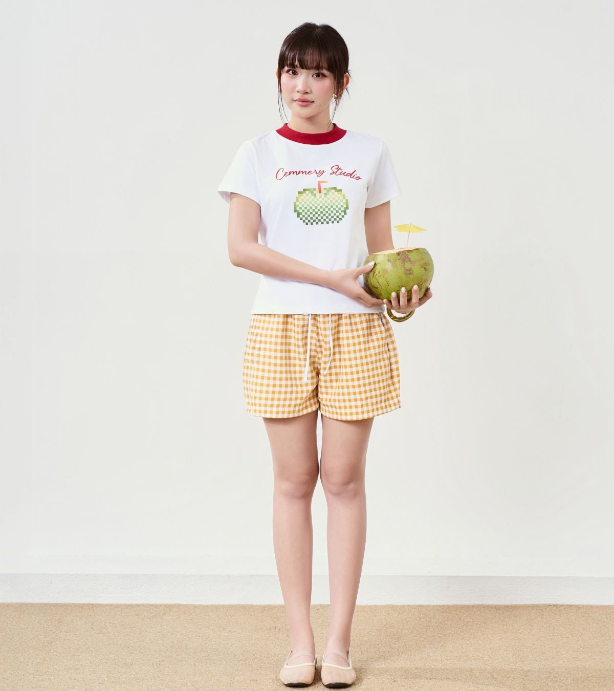  QUẦN SHORT CEMMERY - GINGHAM SHORT 