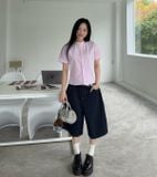  ÁO SƠ MI CROPTOP CEMMERY - SLEEK SHIRT 
