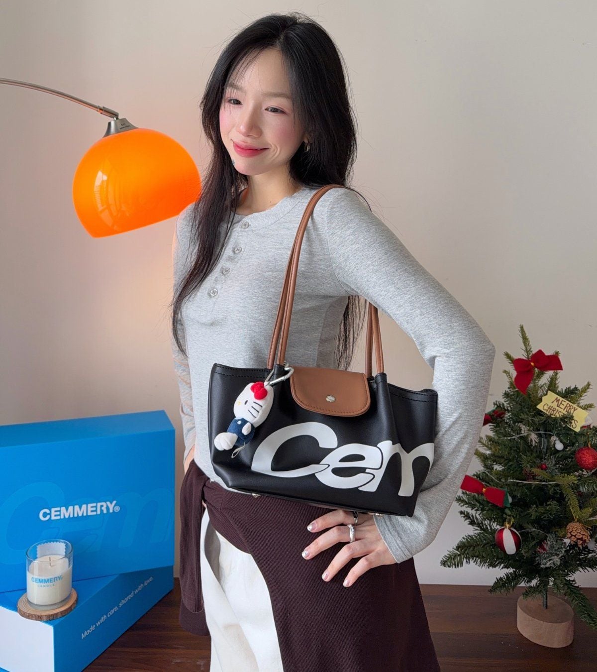  TÚI ĐEO VAI CEMMERY - PUMPKIN SHOULDER BAG 