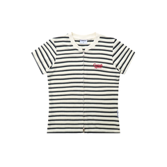 ÁO BABY TEE CEMMERY - ZIP STRIPE