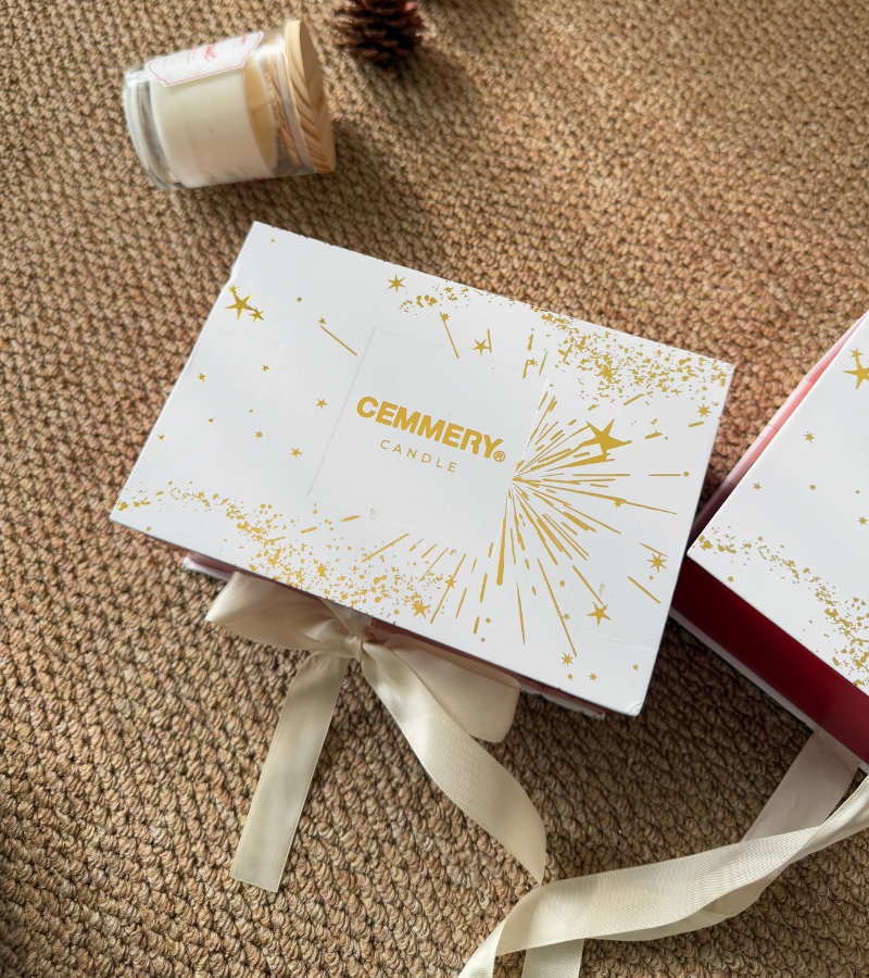  SET 2 NẾN THƠM CEMMERY - LUME CANDLE GIFT BOX 