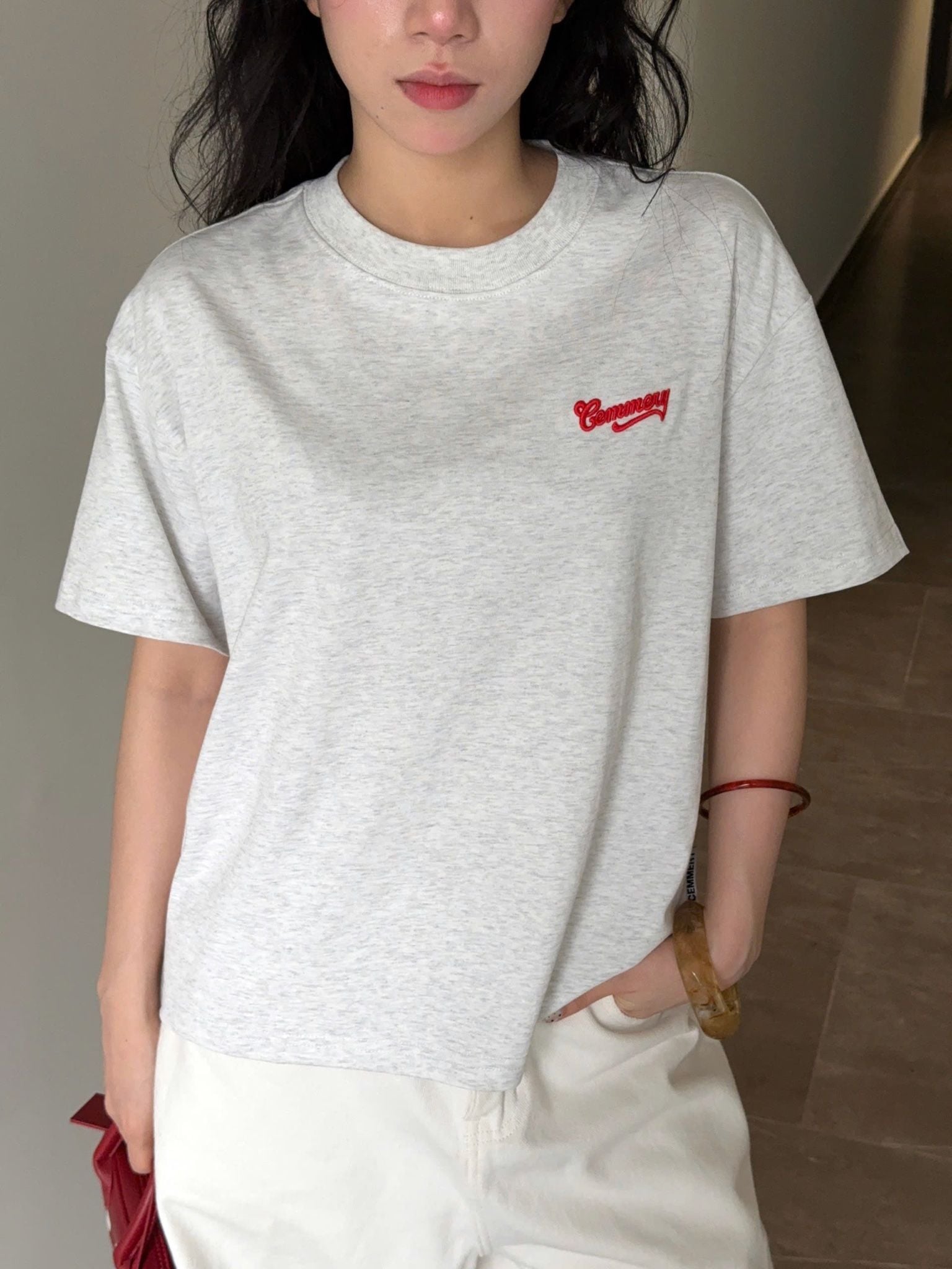  ÁO THUN BOXY CEMMERY - NEEDLE TEE 