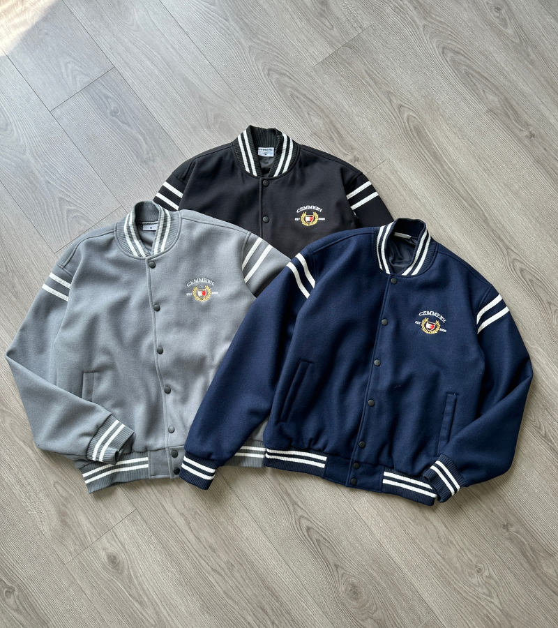  ÁO KHOÁC VARSITY CEMMERY - CREST VARSITY 