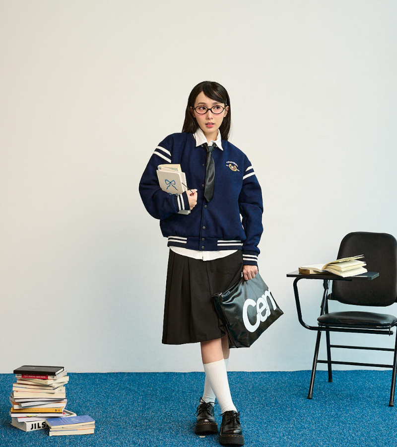  ÁO KHOÁC VARSITY CEMMERY - CREST VARSITY 