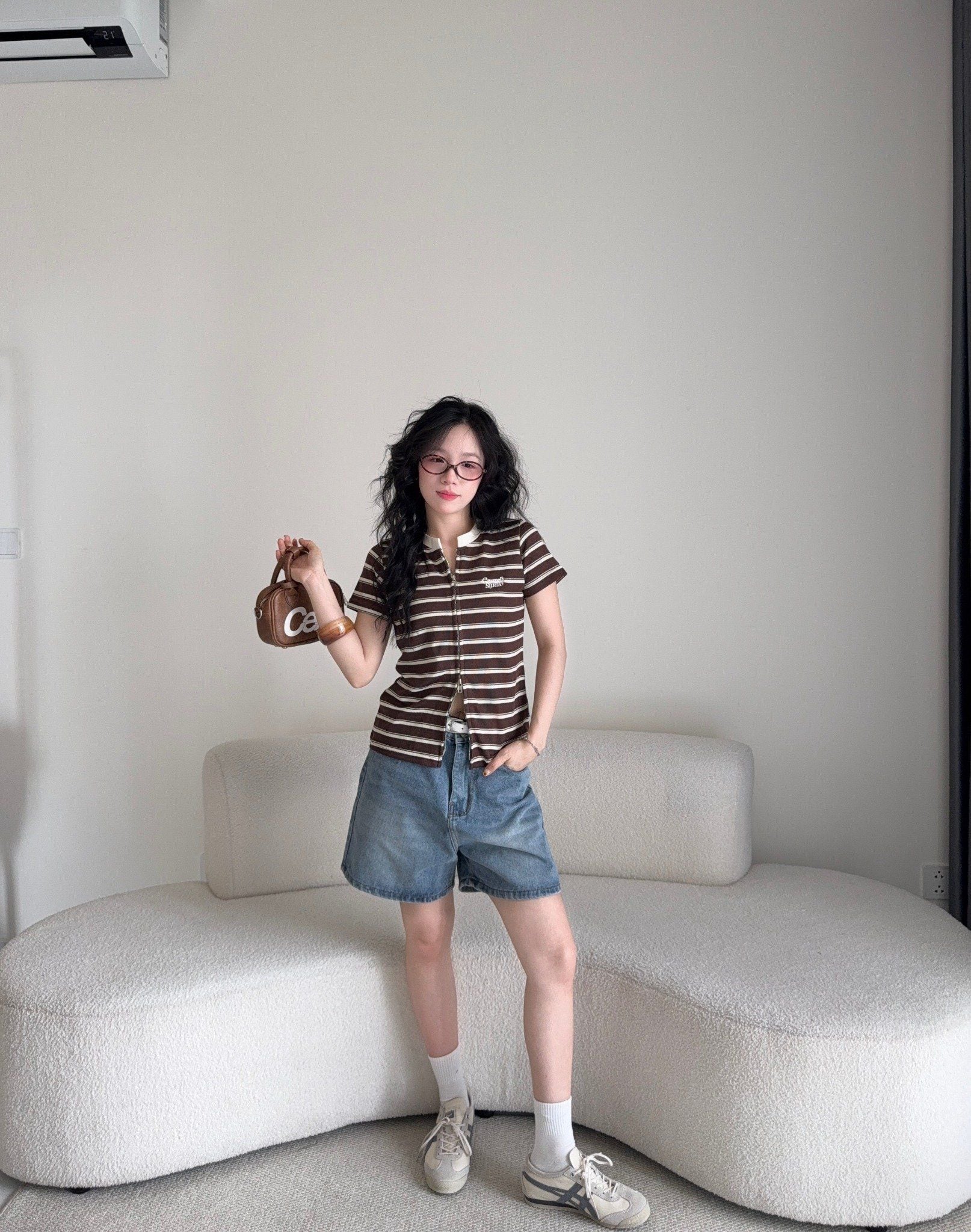  ÁO BABY TEE CEMMERY - ZIP STRIPE 