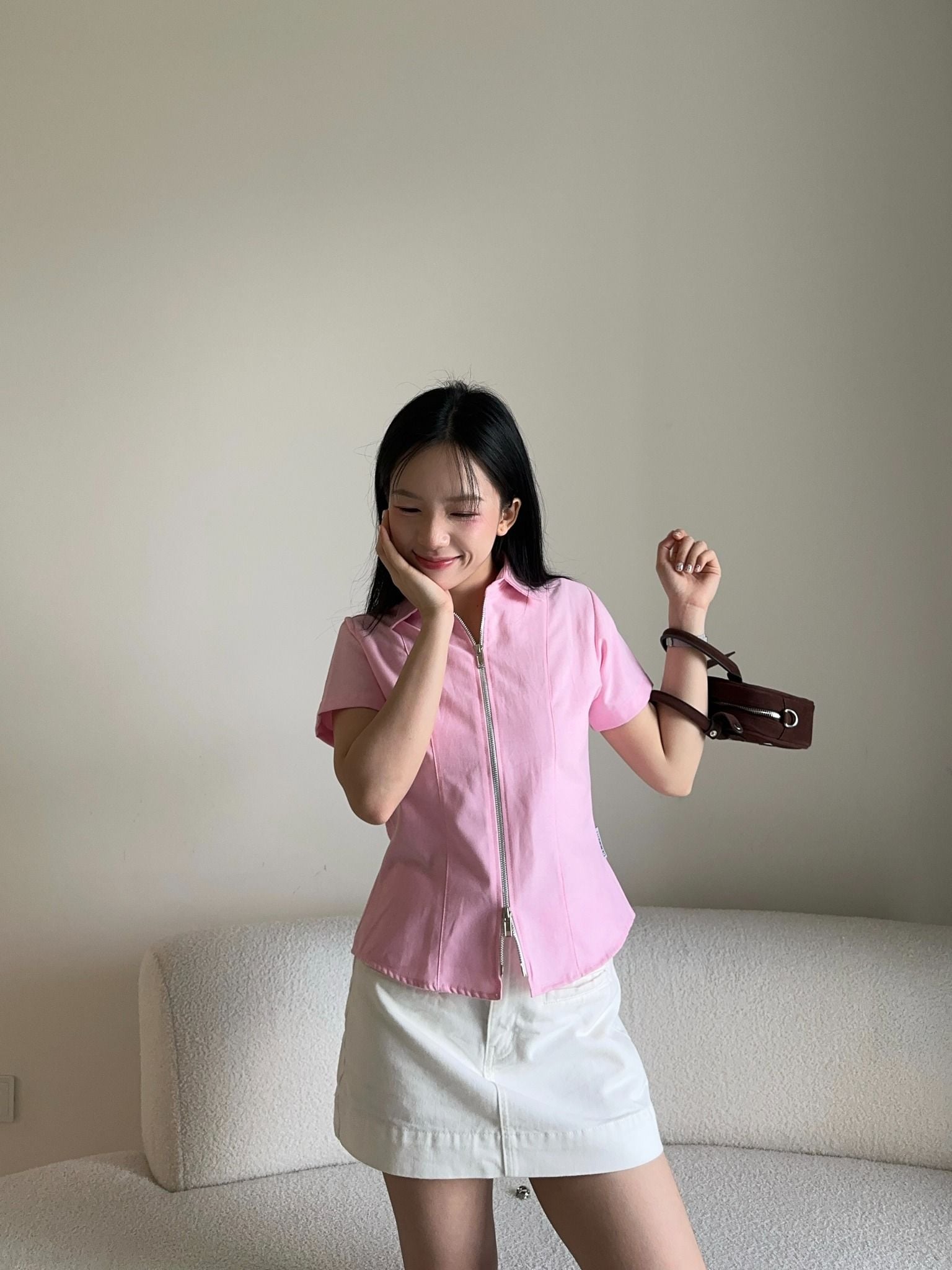  ÁO SƠ MI CEMMERY - LINEAR ZIP 