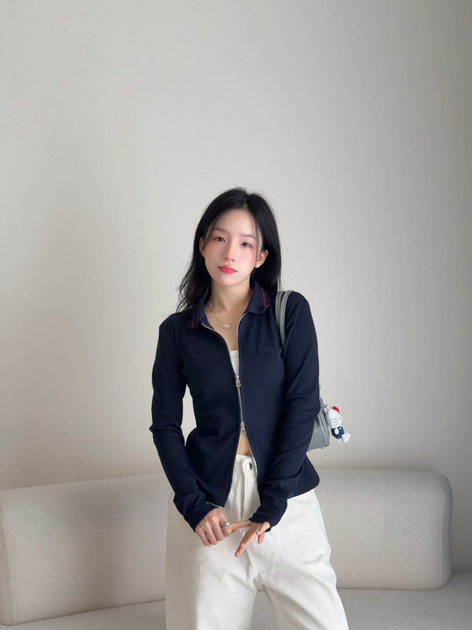  ÁO BABY POLO CEMMERY - TWIN ZIP LONG 