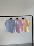  ÁO SƠ MI CROPTOP CEMMERY - SLEEK SHIRT 