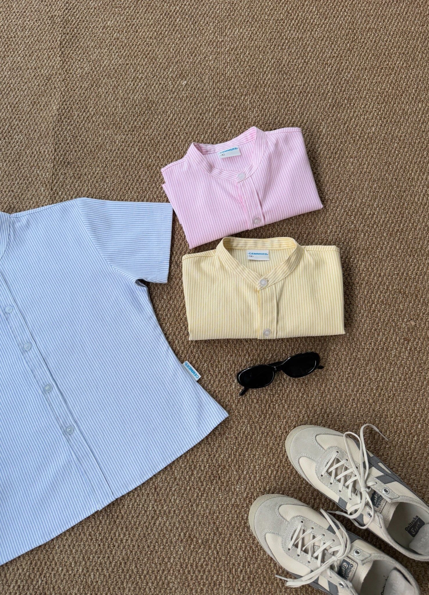  ÁO SƠ MI CROPTOP CEMMERY - SLEEK SHIRT 