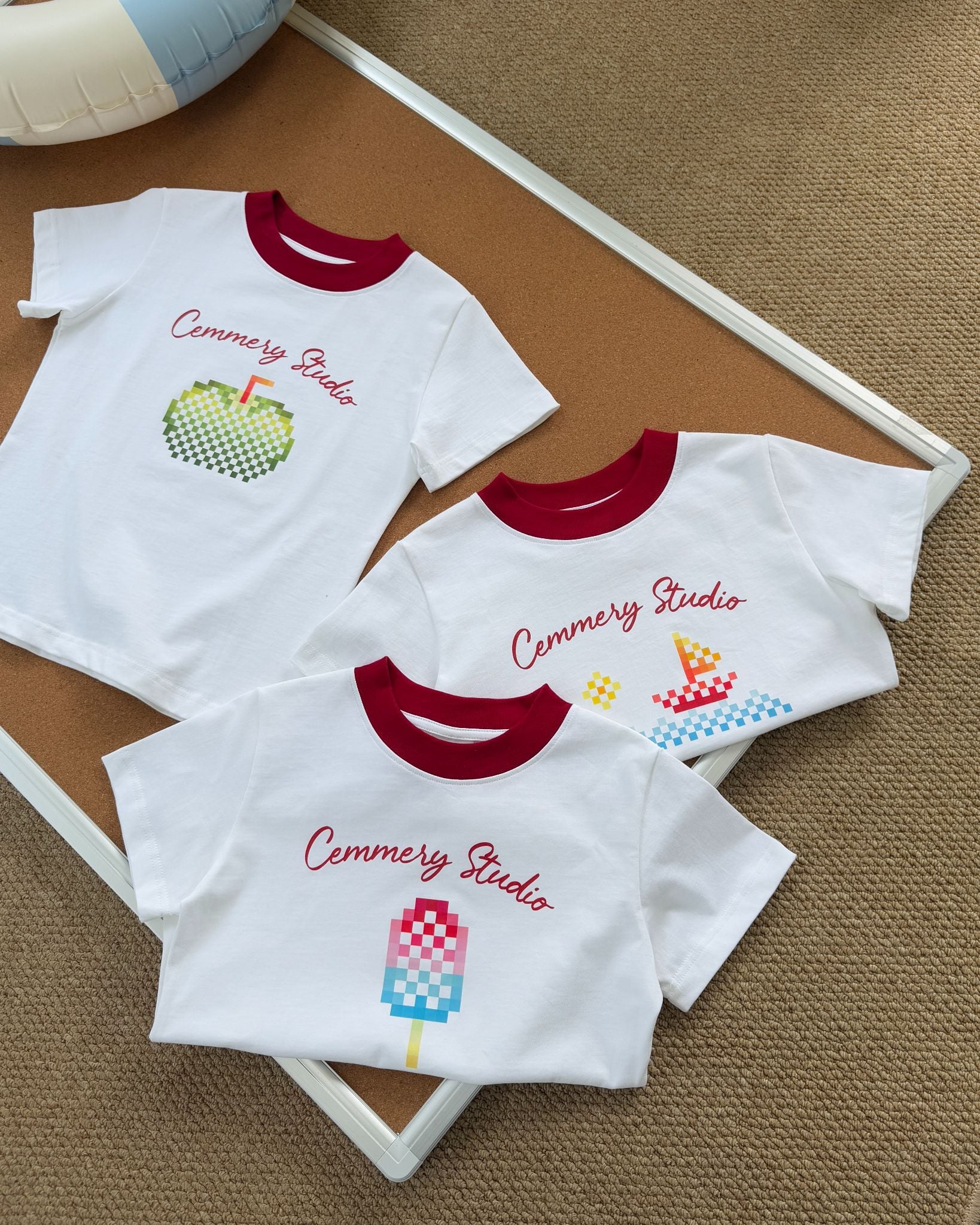  ÁO BABY TEE CEMMERY - PIXEL BABY TEE 