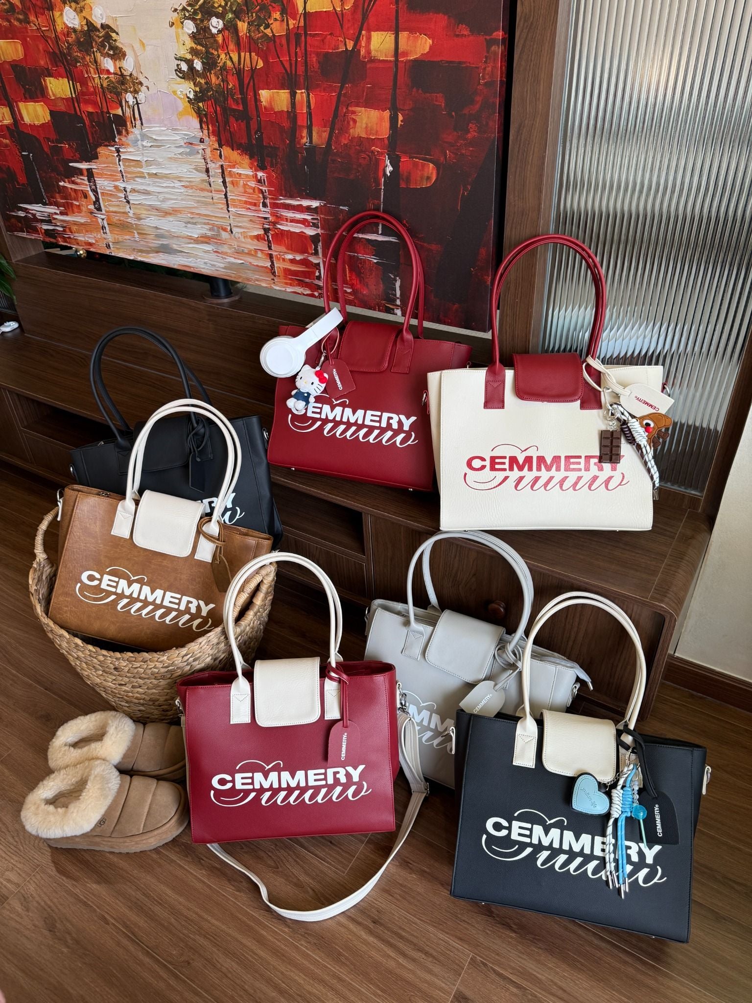  TÚI TOTE CEMMERY - FLAP TOTE BAG 