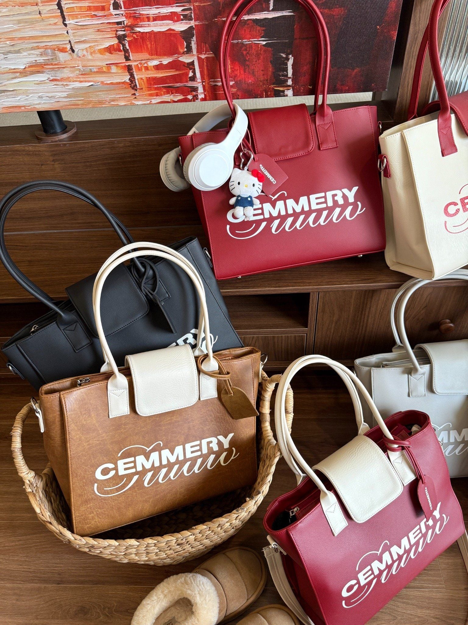  TÚI TOTE CEMMERY - FLAP TOTE BAG 