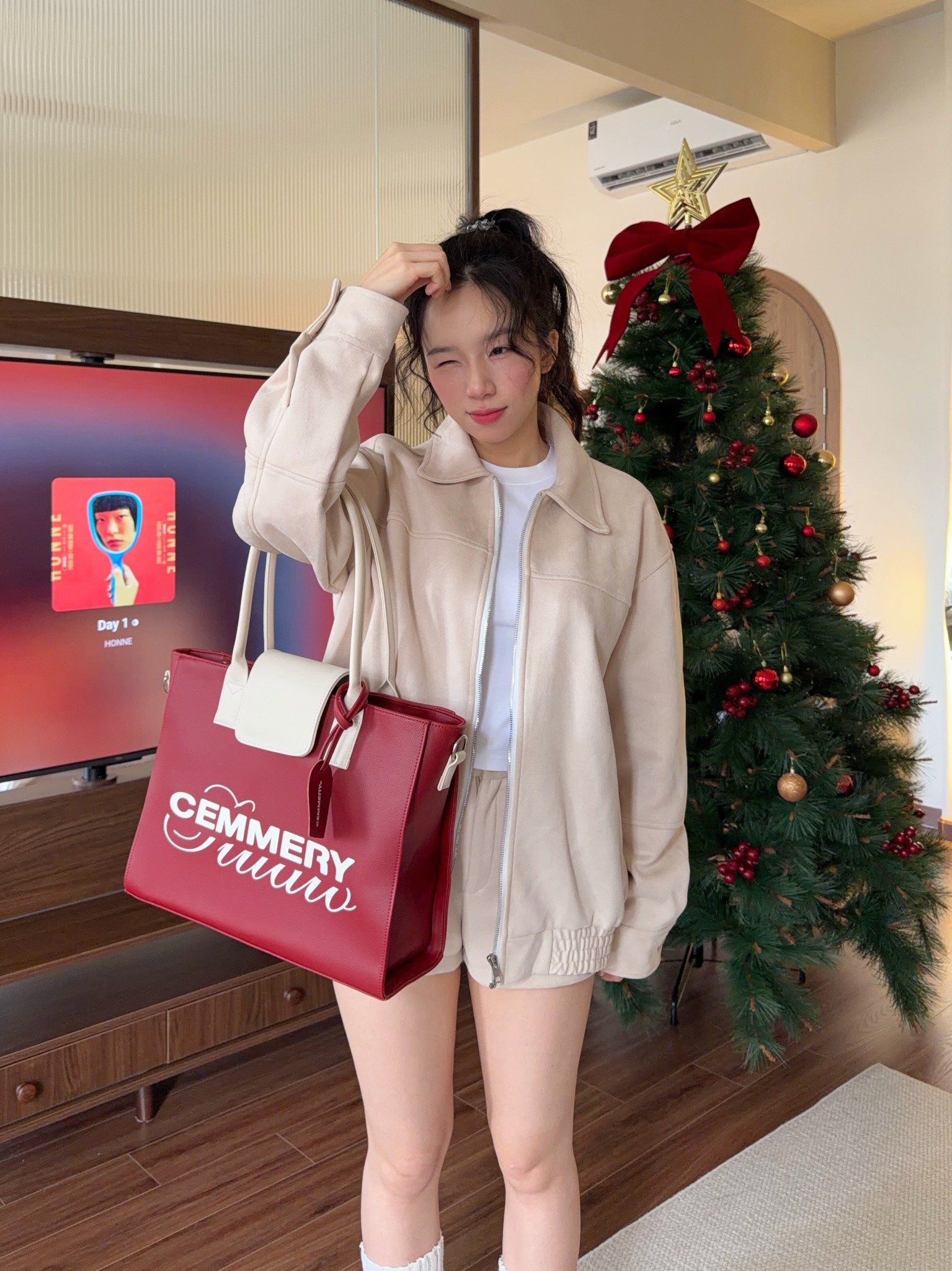  TÚI TOTE CEMMERY - FLAP TOTE BAG 