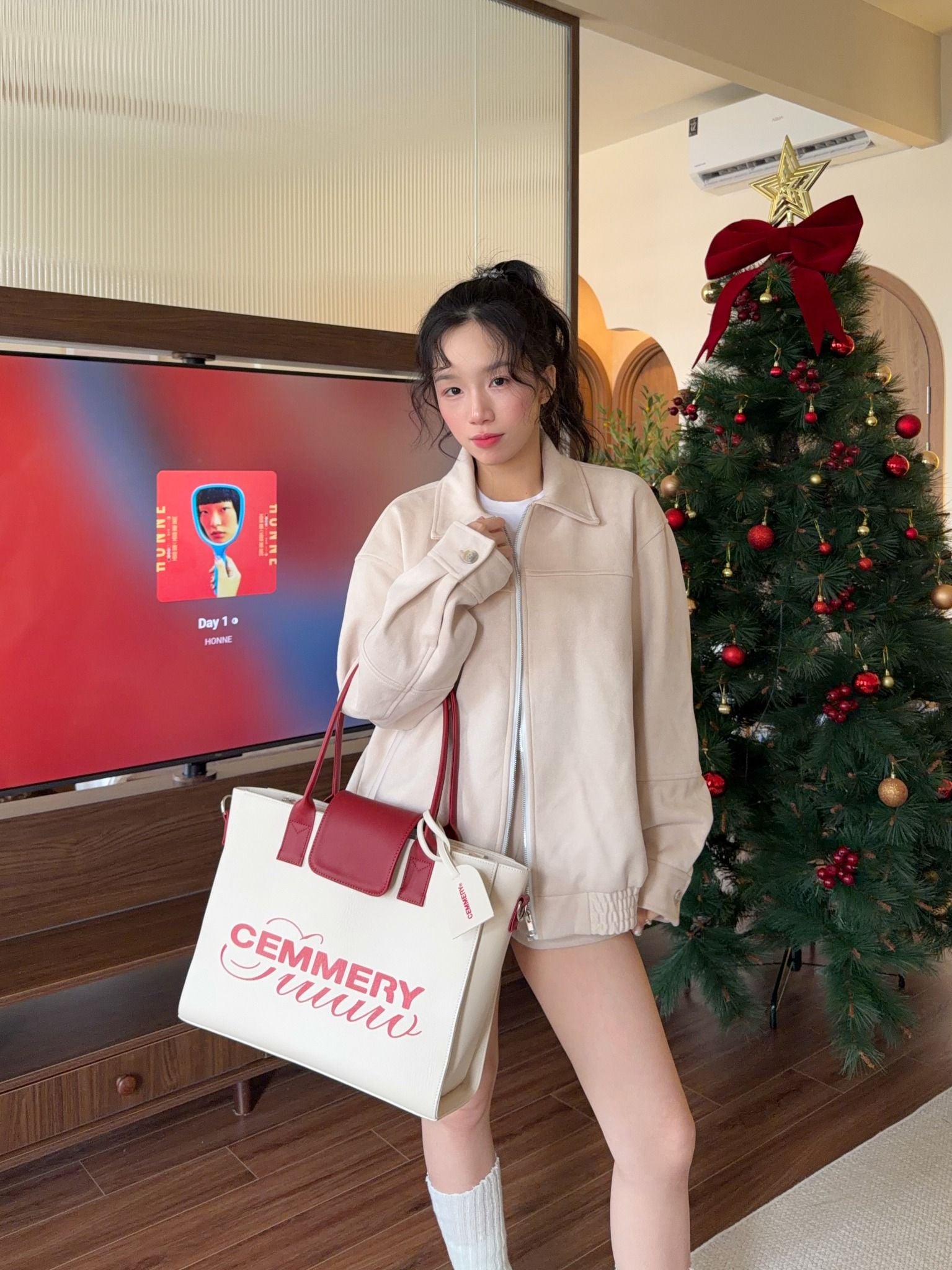  TÚI TOTE CEMMERY - FLAP TOTE BAG 