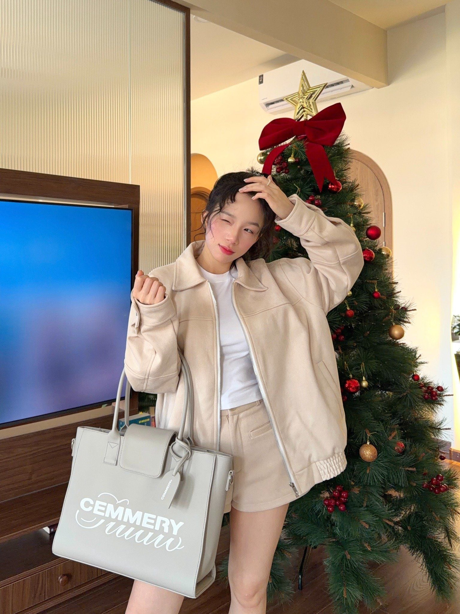  TÚI TOTE CEMMERY - FLAP TOTE BAG 