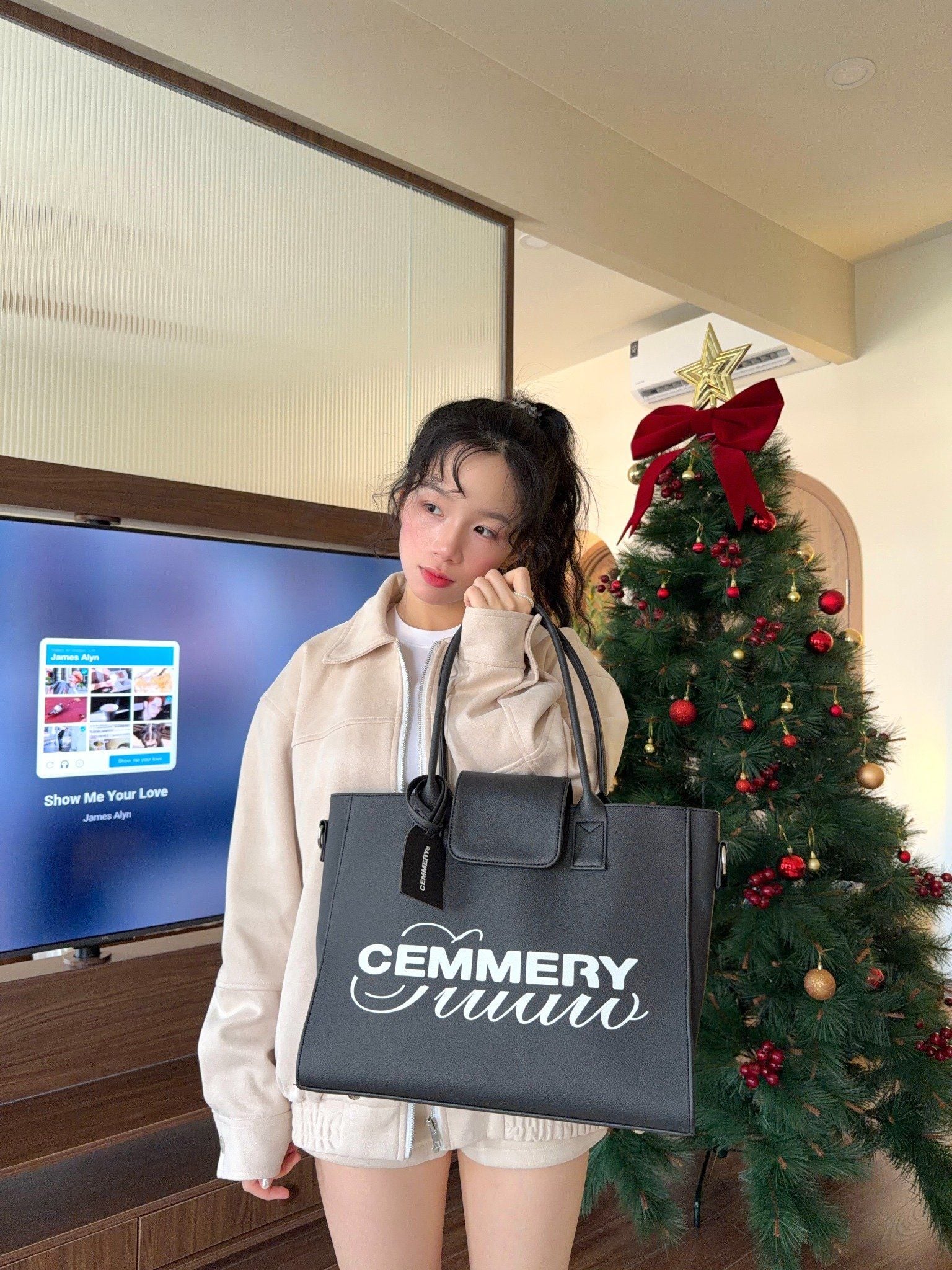  TÚI TOTE CEMMERY - FLAP TOTE BAG 