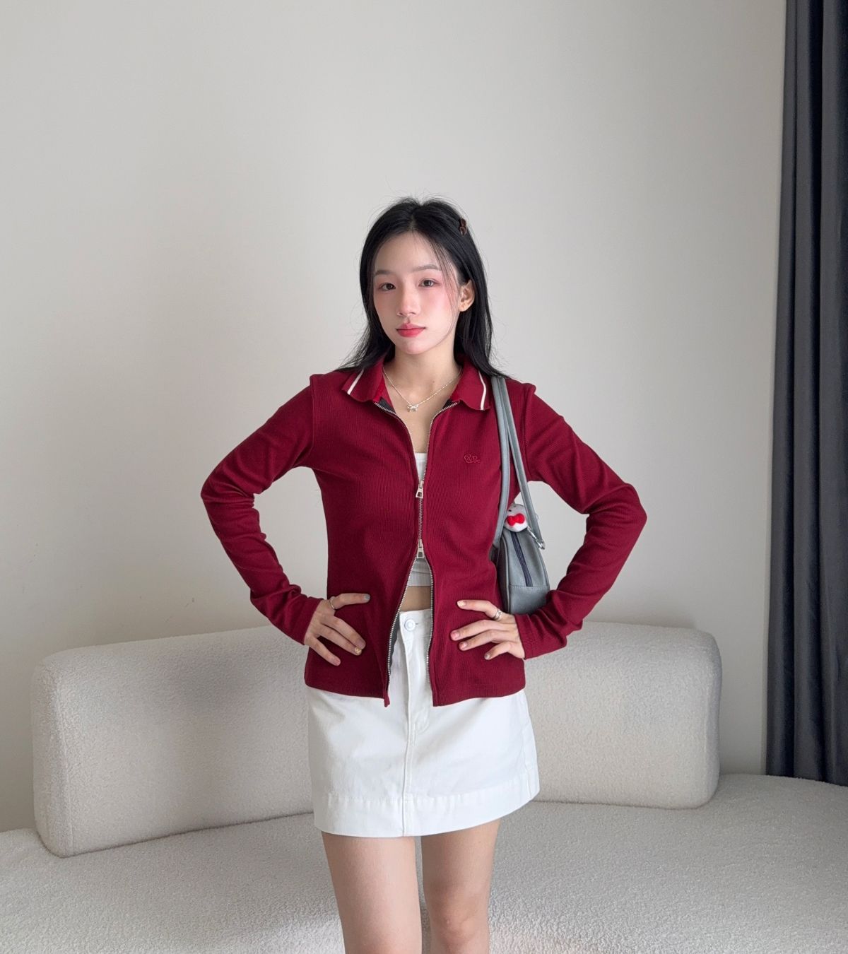  ÁO BABY POLO CEMMERY - TWIN ZIP LONG 