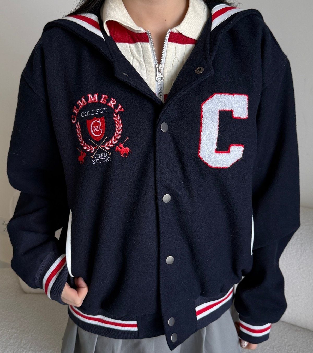  [BST MỚI] ÁO KHOÁC VARSITY CEMMERY - LEGACY 