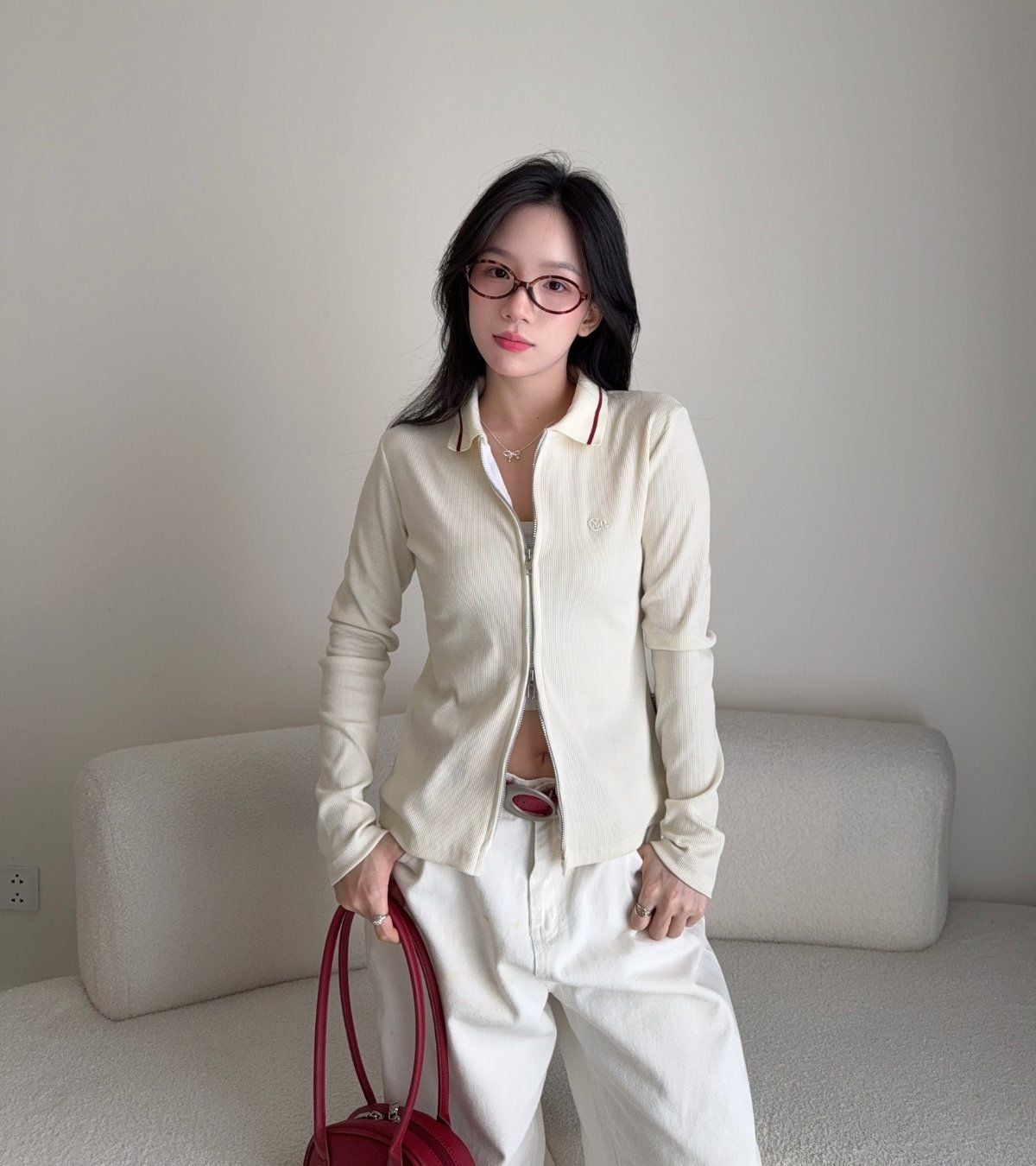  ÁO BABY POLO CEMMERY - TWIN ZIP LONG 