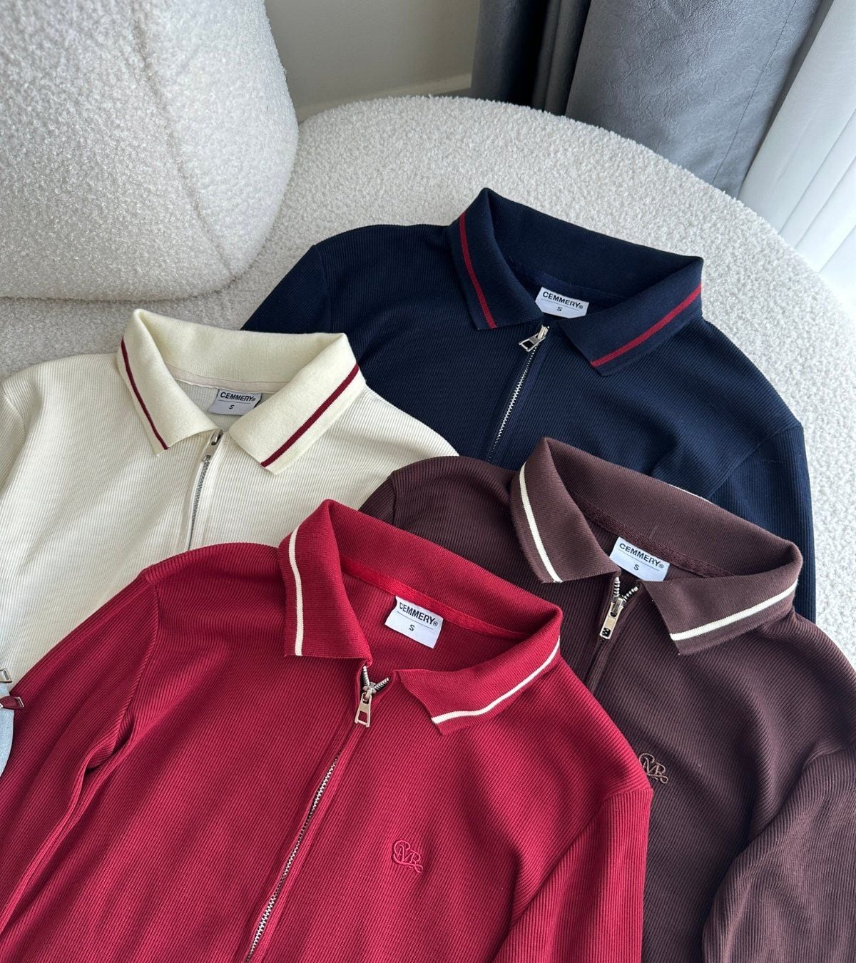  ÁO BABY POLO CEMMERY - TWIN ZIP LONG 