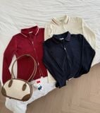  ÁO BABY POLO CEMMERY - TWIN ZIP LONG 