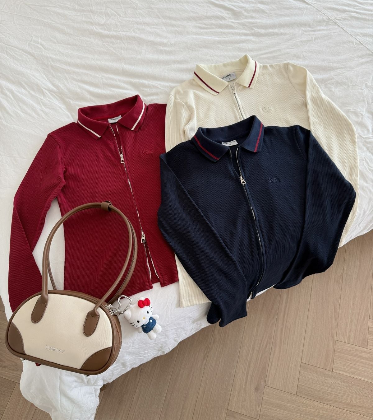  ÁO BABY POLO CEMMERY - TWIN ZIP LONG 