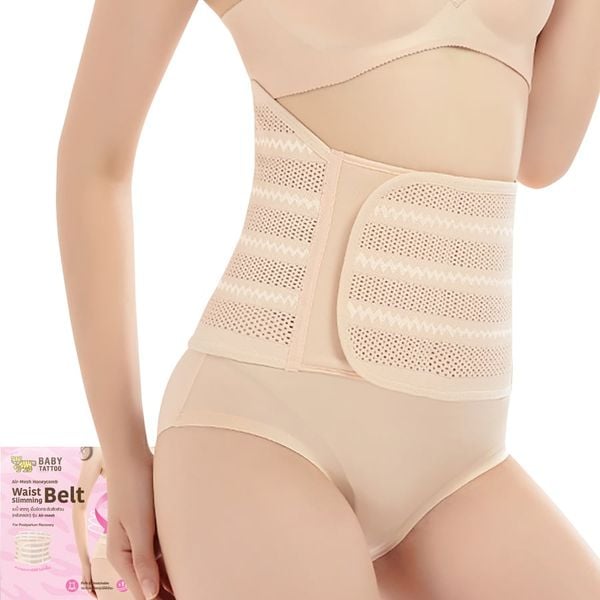  Đai Nịt Bụng Sau Sinh Air Mesh, Thiết Kế Thoáng Khí, Giúp Định Hình, Thon Gọn Eo, Hỗ Trợ Giảm Đau Lưng 